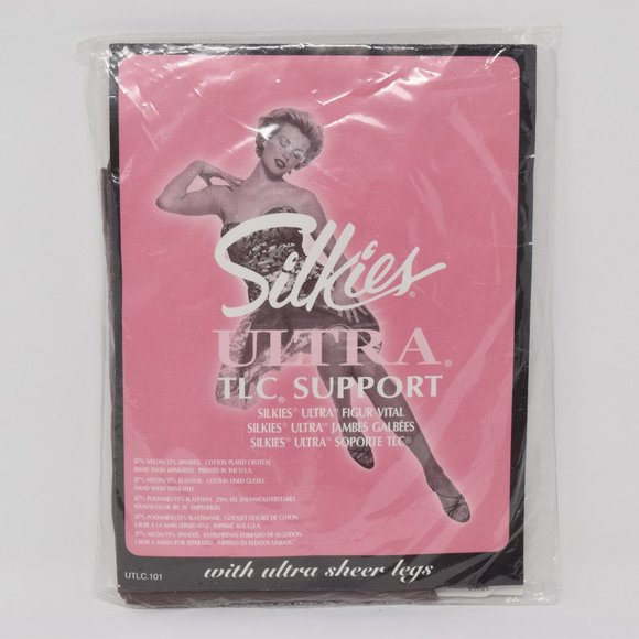 Silkies Ultra TLC Support Pantyhose Large Mocha - Picture 2 of 6